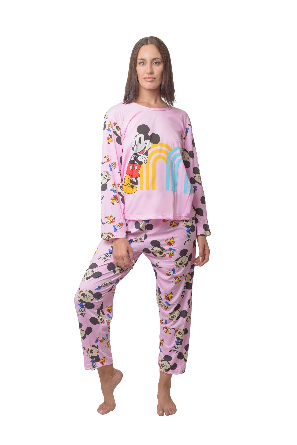 Set Duo Pijama Mujer Algodón Mickey.