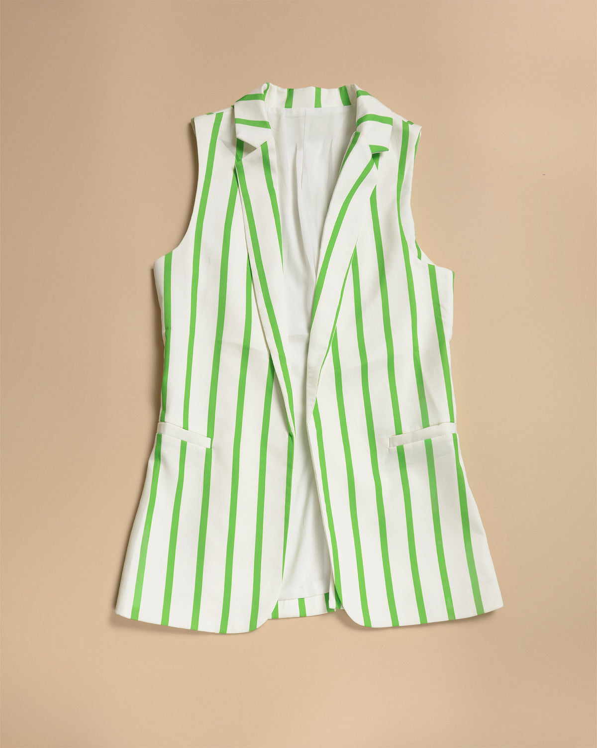 🧵 Chaleco Verde Simona