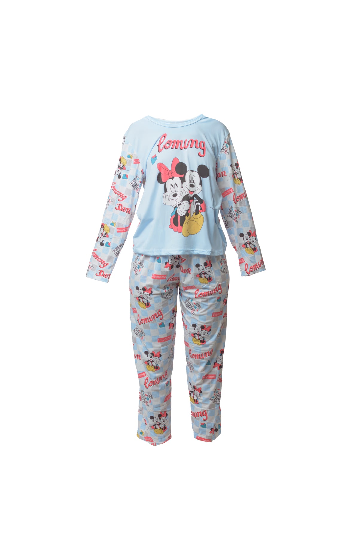 Set Duo Pijama Mujer Algodón Minnie.