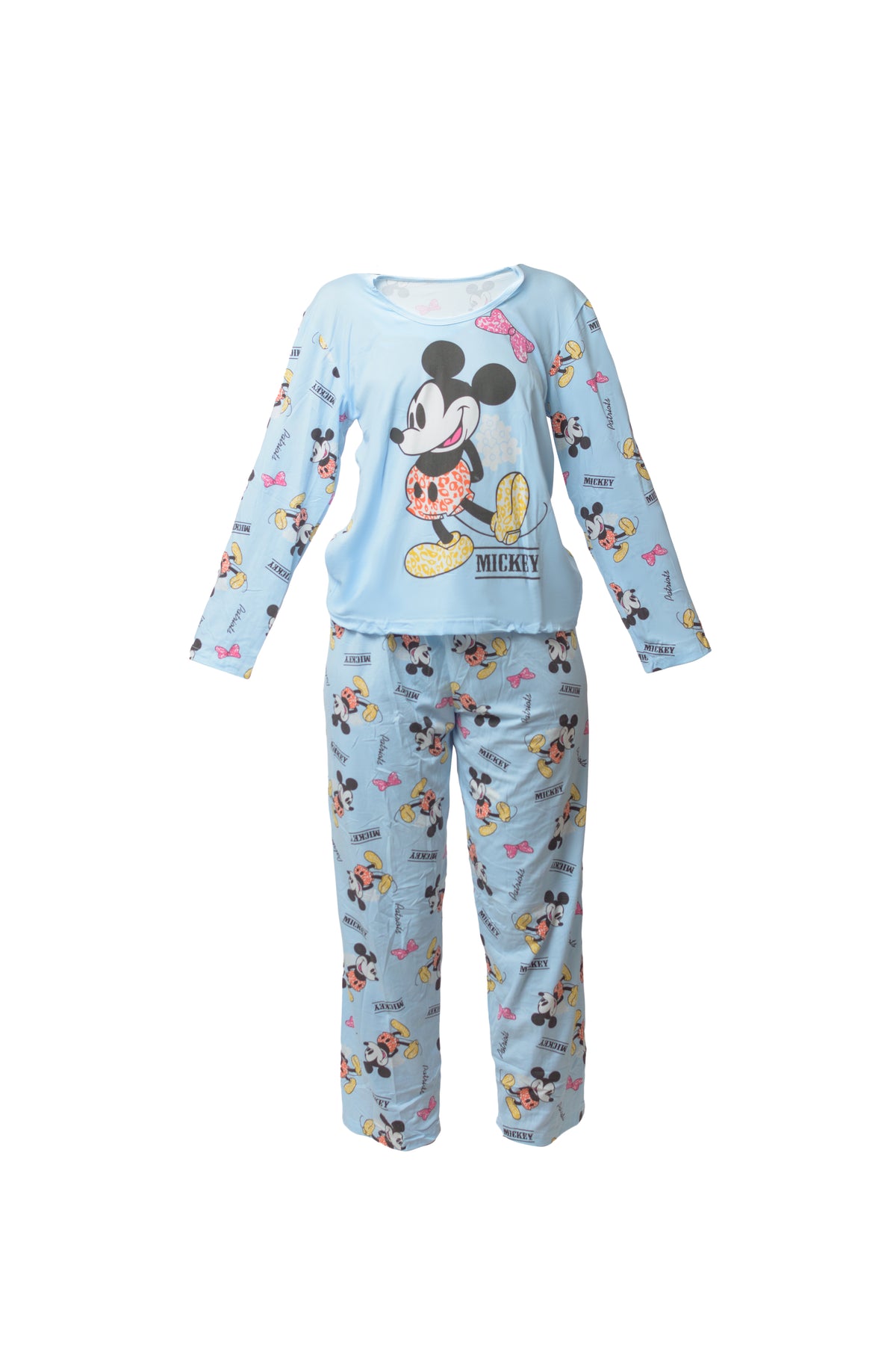 Set Duo Pijama Mujer Algodón Mickey.