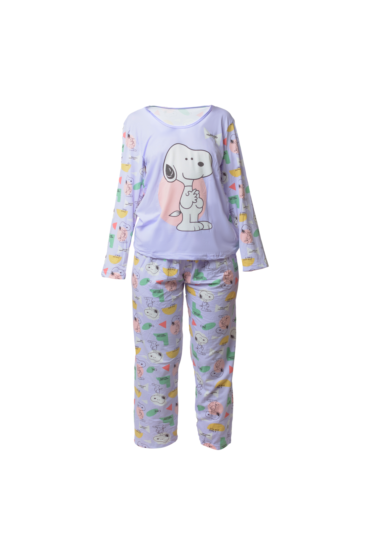 Set Duo Pijama Mujer Algodón Snoopy.