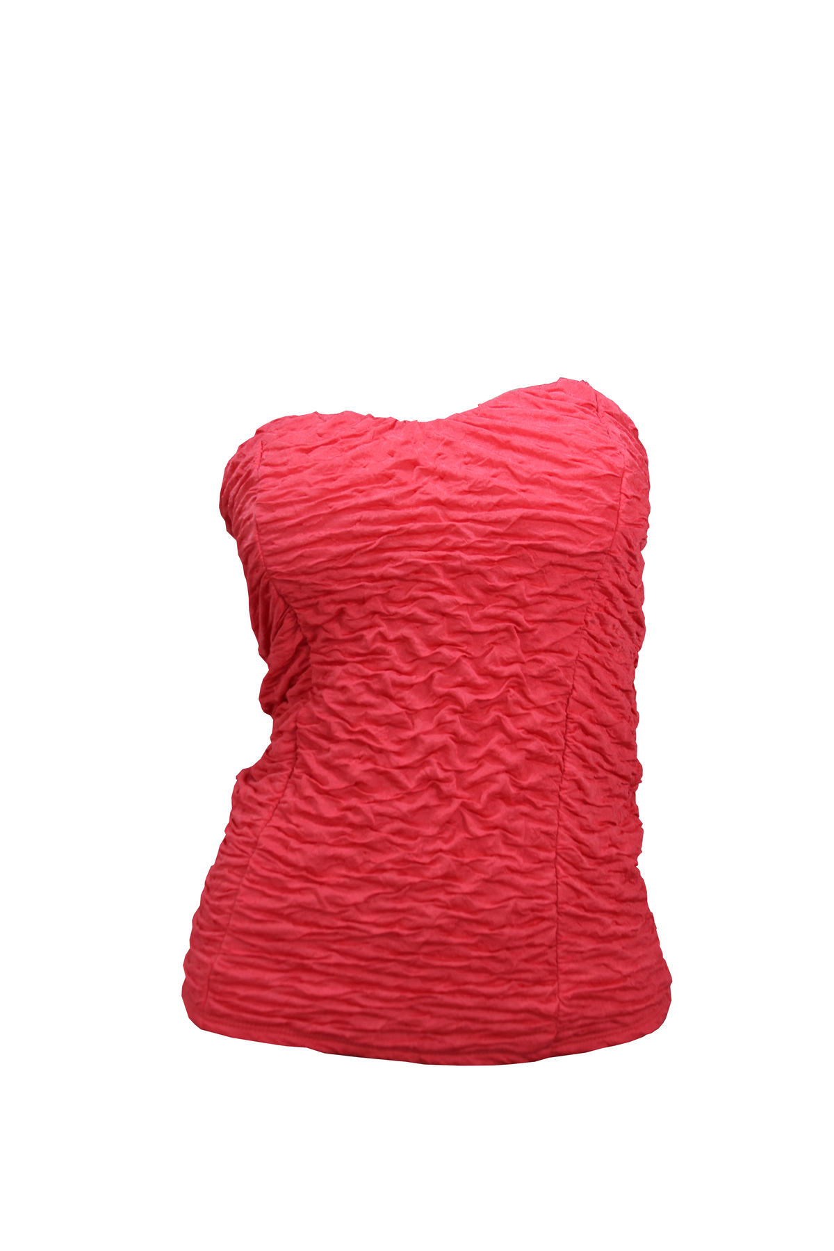 💫 Top strapless fruncido